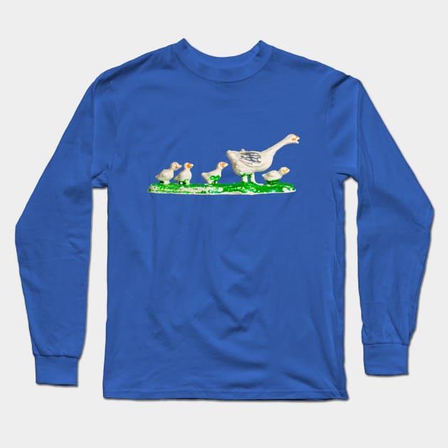 PLASTIC FANTASTIC Geese Long Sleeve T-Shirt by Danny Germansen